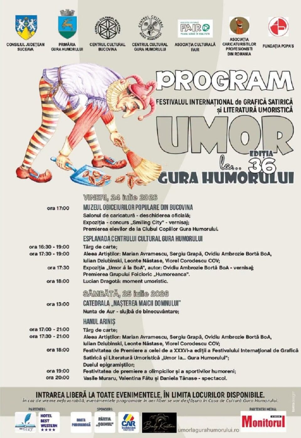 „Umor la… Gura Humorului”, în weekend