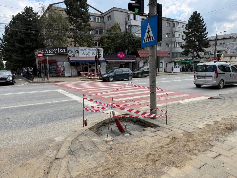 Lucrări în cadrul proiectului de mobilitate urbană