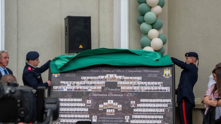 Rezultate remarcabile pentru absolvenții Colegiului Național Militar „Ștefan cel Mare”. 21 de medii de 10 la admiterea în academiile militare