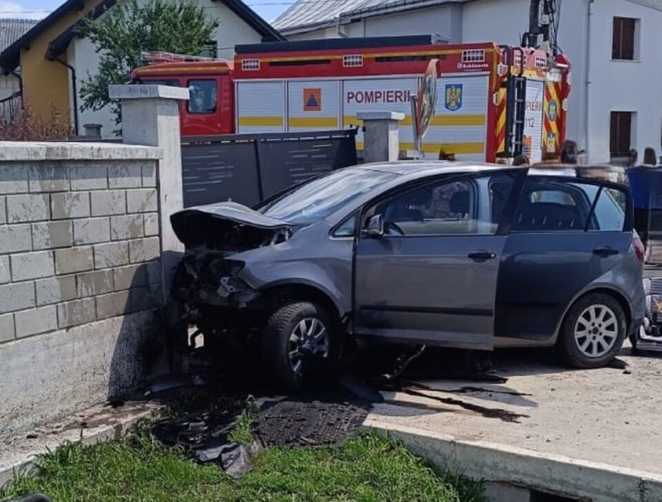 Accident cu cinci răniți, din care trei copii