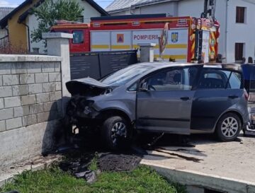 Accident cu cinci răniți, din care trei copii