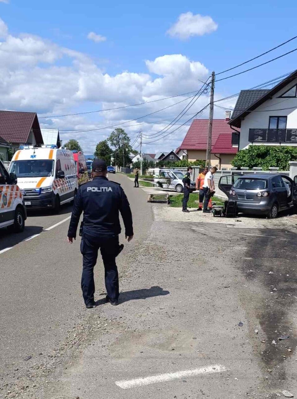 Accident cu cinci răniți, din care trei copii