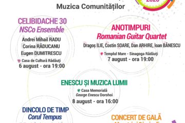 Festivalul „Sommerfest Rădăuți – Muzica Comunităților”, ediția a XII-a, la început de august, cu intrare liberă