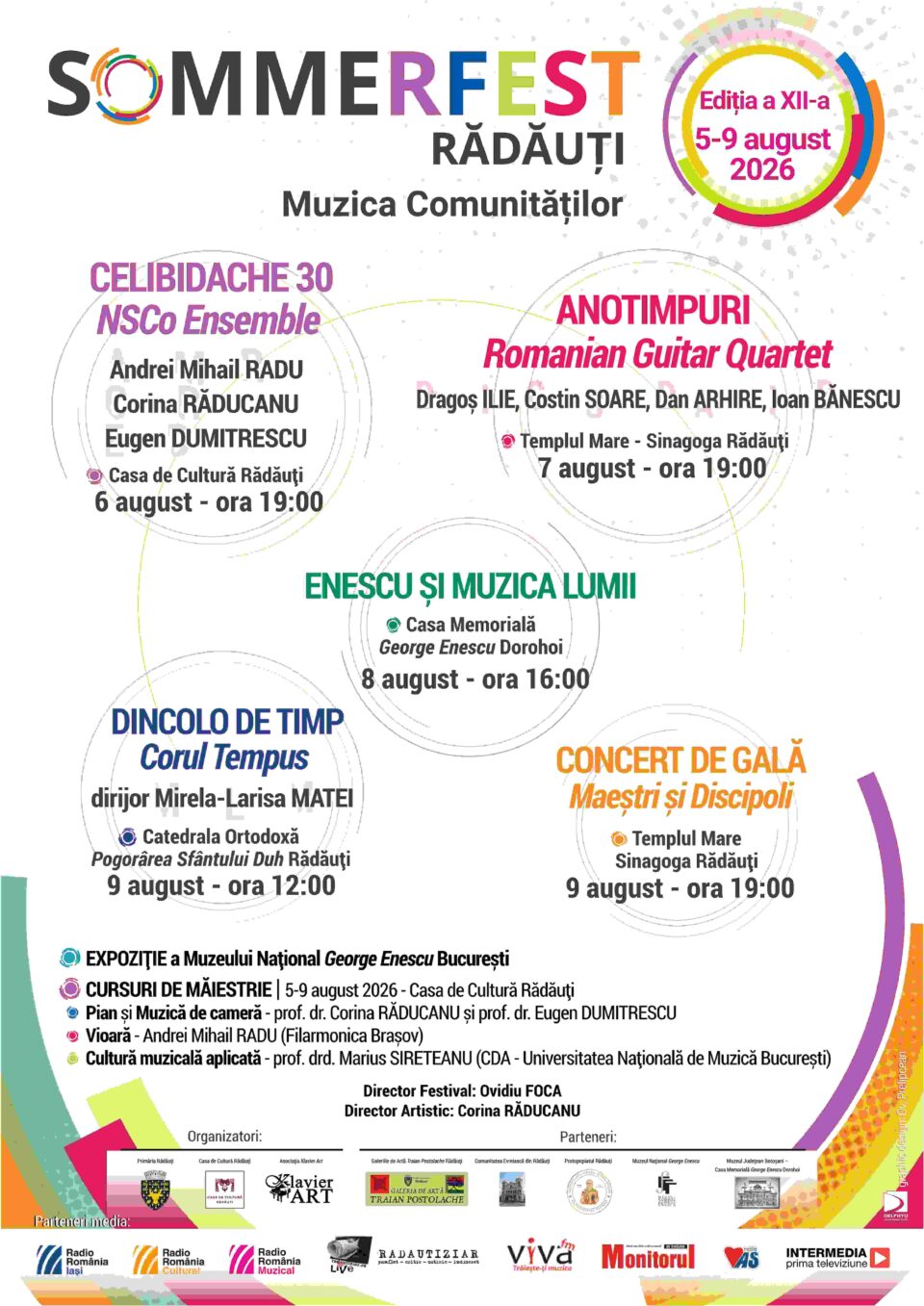 Festivalul „Sommerfest Rădăuți – Muzica Comunităților”, ediția a XII-a, la început de august, cu intrare liberă Festivalul „Sommerfest Rădăuți – Muzica Comunităților”, ediția a XII-a, la început de august, cu intrare liberă
