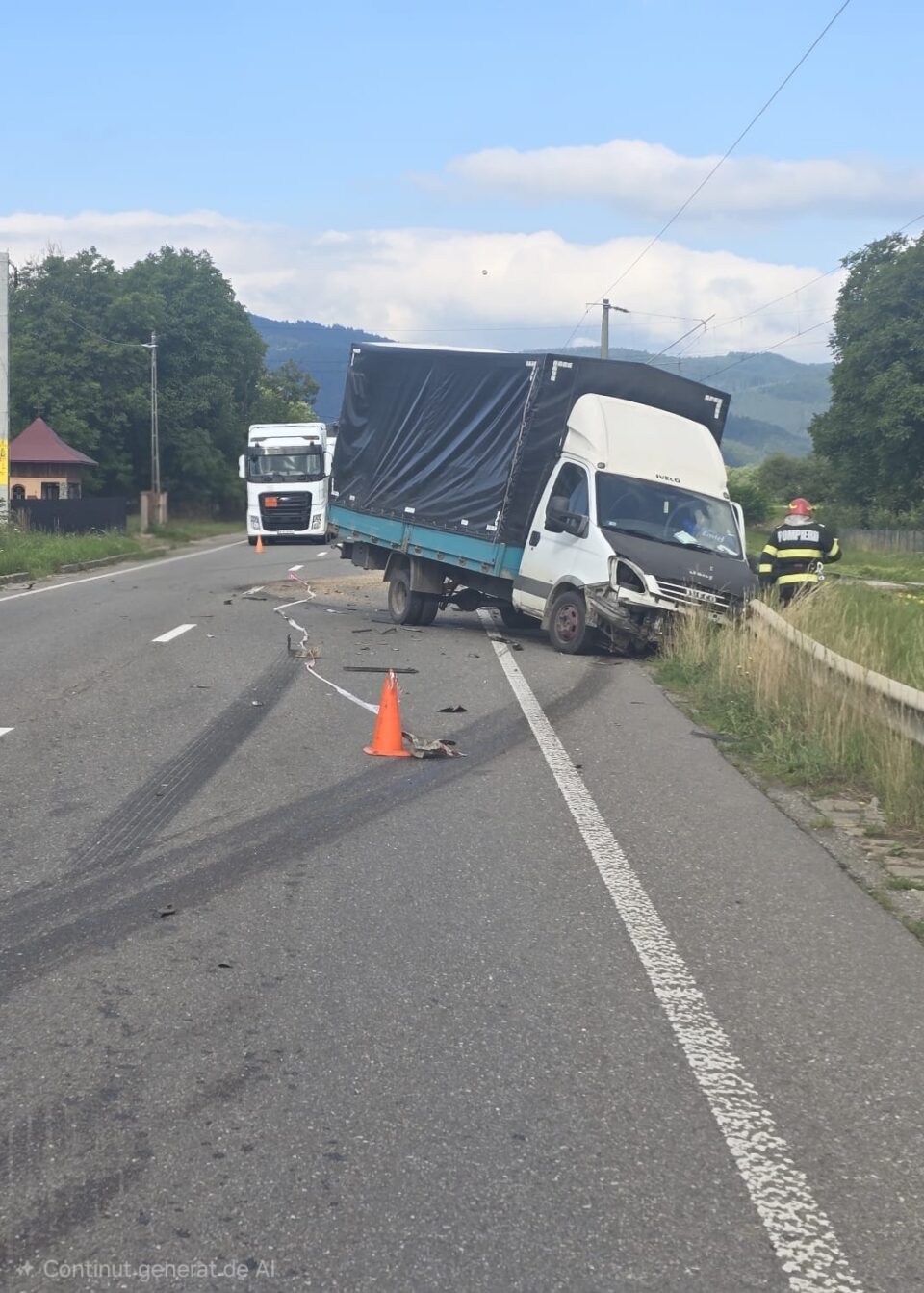 Tânăr de 19 ani, băut, la volanul unui BMW, implicat într-un accident în timpul unei depășiri