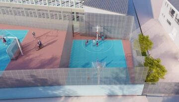 Teren de sport multifuncțional pentru Colegiului „Mihai Eminescu” Suceava