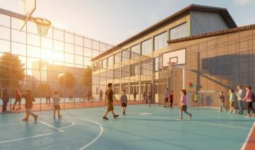 Teren de sport multifuncțional pentru Colegiului „Mihai Eminescu” Suceava