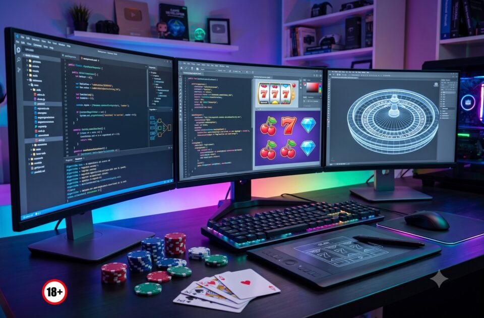 În culisele studiourilor moderne de dezvoltare a sloturilor online